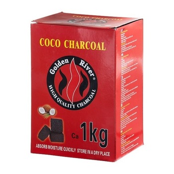 Carbuni Narghilea Golden River Cocos 1kg